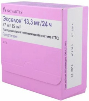 Экселон 13,3 мг / 24 часа, N30, трансдерм. терапевт. система