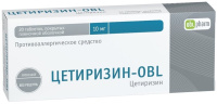 Цетиризин -OBL 10 мг, N20, табл. покр. плен. об.