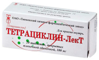 Тетрациклин-ЛекТ 100 мг, N20, табл.