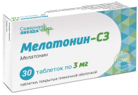 Мелатонин-СЗ 3 мг, N30, табл. покр. плен. об.