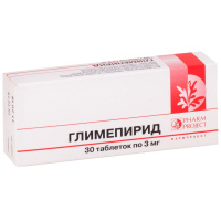 Глимепирид 3 мг, N30, табл.