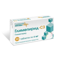 Глимепирид-СЗ 4 мг, N30, табл.