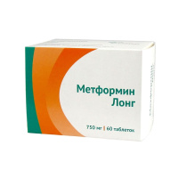 Метформин Лонг  750 мг, N60, табл.