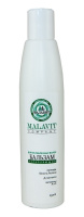 Малавит бальзам премиум класса с пептидами белого люпина для ослабленных волос, 250мл