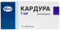Кардура 1 мг, N14, табл.