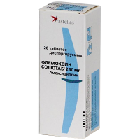 Флемоксин Солютаб 250 мг, N20, табл. дисперг.