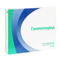 Глимепирид 4 мг., N30, табл.
