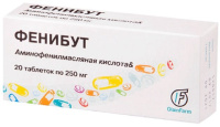 Фенибут 250 мг, N20, табл.