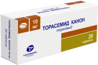 Торасемид Канон 10 мг, N20, табл.