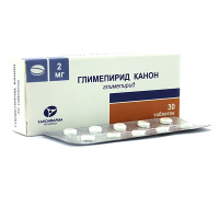 Глимепирид Канон 2 мг., N30, табл.