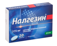 Налгезин 275 мг, N20, табл. покр. плен. об.