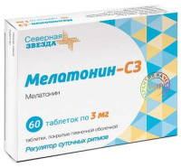 Мелатонин-СЗ 3 мг, N60, табл. покр. плен. об.