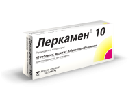 Леркамен 10 10 мг, N60, табл. покр. плен. об.