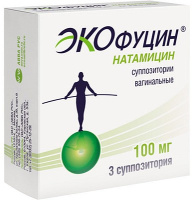 Экофуцин, 100 мг №3, супп. ваг.