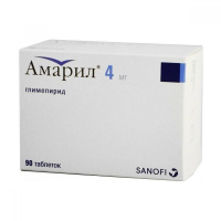 Амарил 4 мг, N90, табл.