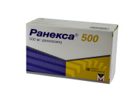 Ранекса 500 мг, N60, табл. пролонг. пл/об