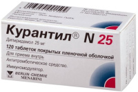 Курантил N 25 мг, N120, табл. покр. плен. об.