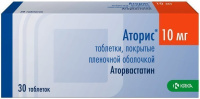Аторис 10 мг, N30, табл. п/о