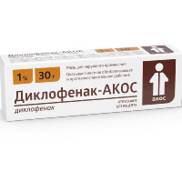 Диклофенак-АКОС 1%, 30 г, мазь для нар. прим.