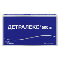 Детралекс 500 мг, N30, табл. п/о