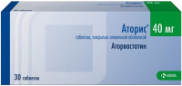 Аторис 40 мг, N30, табл. п/о