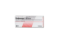 Нифекард ХЛ 60 мг, N30, табл. п/о с контрол. высвоб.