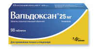 Вальдоксан 25 мг, N98, табл. п/о