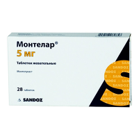 Монтелар 5 мг, N28, табл. жев.