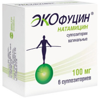 Экофуцин, 100 мг №6, супп. ваг.