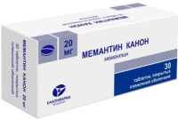 Мемантин Канон 20 мг, N30, табл. покр. плен. об.