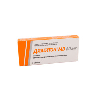 Диабетон МВ 60 мг, N28, табл. с модиф. высвоб.