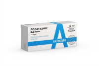 Лоратадин-Акрихин 10 мг, N7, табл.