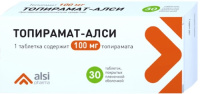 Топирамат-АЛСИ 100 мг, N30, табл. покр. плен. об.