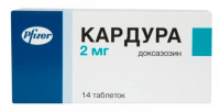 Кардура 2 мг, N14, табл.
