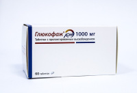 Глюкофаж Лонг 1000 мг, №60, табл. пролонг.