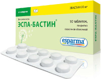 Эспа-Бастин 20 мг №10, табл. покр. плен. об.