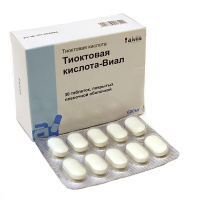 Тиоктовая кислота-ВИАЛ 600 мг, N30, табл. покр. плен. об.