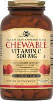 Солгар Витамин С 500 мг с малиновым вкусом № 90 табл