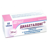 Диабеталонг 30 мг., N60, табл. с модиф. высвоб.