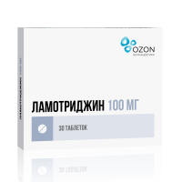 Ламотриджин 100 мг, N30, табл.