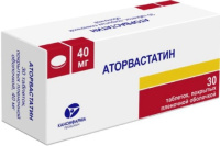 Аторвастатин 40 мг, N30, табл. п/о