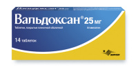 Вальдоксан 25 мг, N14, табл. п/о