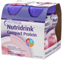Нутридринк Компакт протеин клубника смесь д/энтеральног питания 125мл
