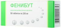 Фенибут 250 мг, N50, табл.