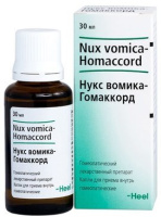 Нукс Вомика-Гомаккорд 30 мл, капли для вн. приема гомеоп.