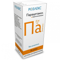 Парацетамол 25 мг/мл, 100 мл, р-р для вн. приема