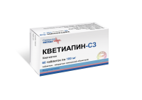 Кветиапин-СЗ 100, мг, N60, табл. покр. плен. об.