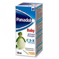 Детский Панадол 120 мг/5 мл, 100 мл, сусп. для вн. приема