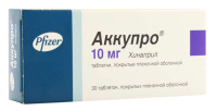 Аккупро 10 мг, N30, табл. покр. плен. об.