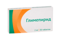 Глимепирид 2 мг., N30, табл.